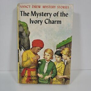 Vintage‎ Nancy Drew Mystery Book #13 Mystery Of The Ivory Charm Original Text